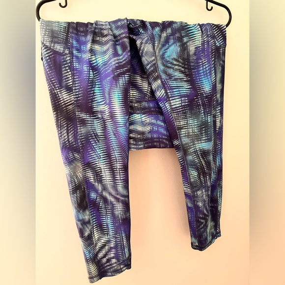 Lululemon Wunder Train High-Rise Tight 28"  Shapeshifter Flux Blue Multi size 10 - Picture 6 of 7